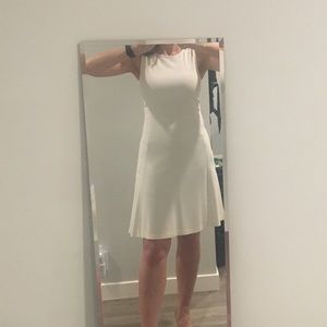 Theory Dress in Creamy White